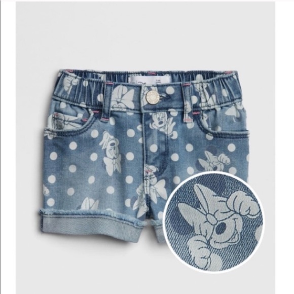 minnie mouse jean shorts